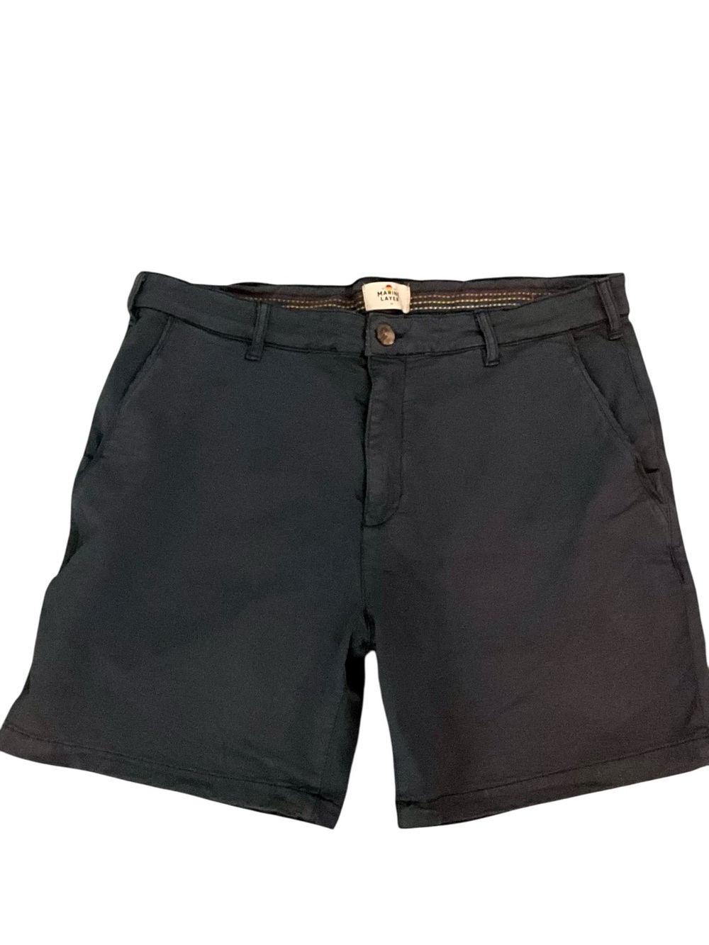 Men’s Marine Layer Stretch Twill Chino Walk Shorts in Navy